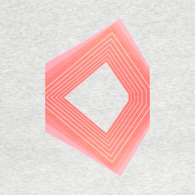 Geometric minimal linear pink by carolsalazar